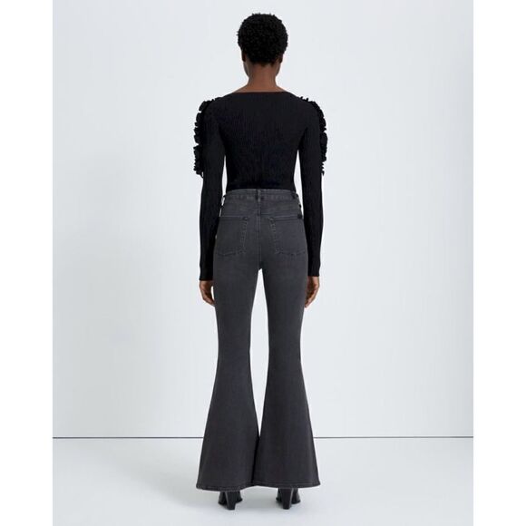 NWT 7 for All Mankind 7FAM Ultra High Rise Mega Flare Jean in Belle, Size 26 - Picture 4 of 11